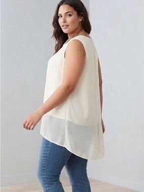 Tanjay Sleeveless Blouse Size 16